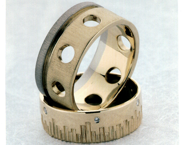 Hammer Set Rings